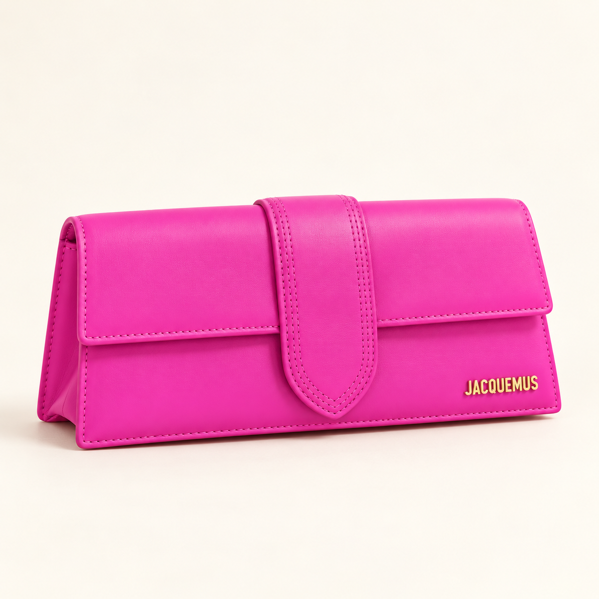 Sac rabat allongé — Fuchsia — image studio générée