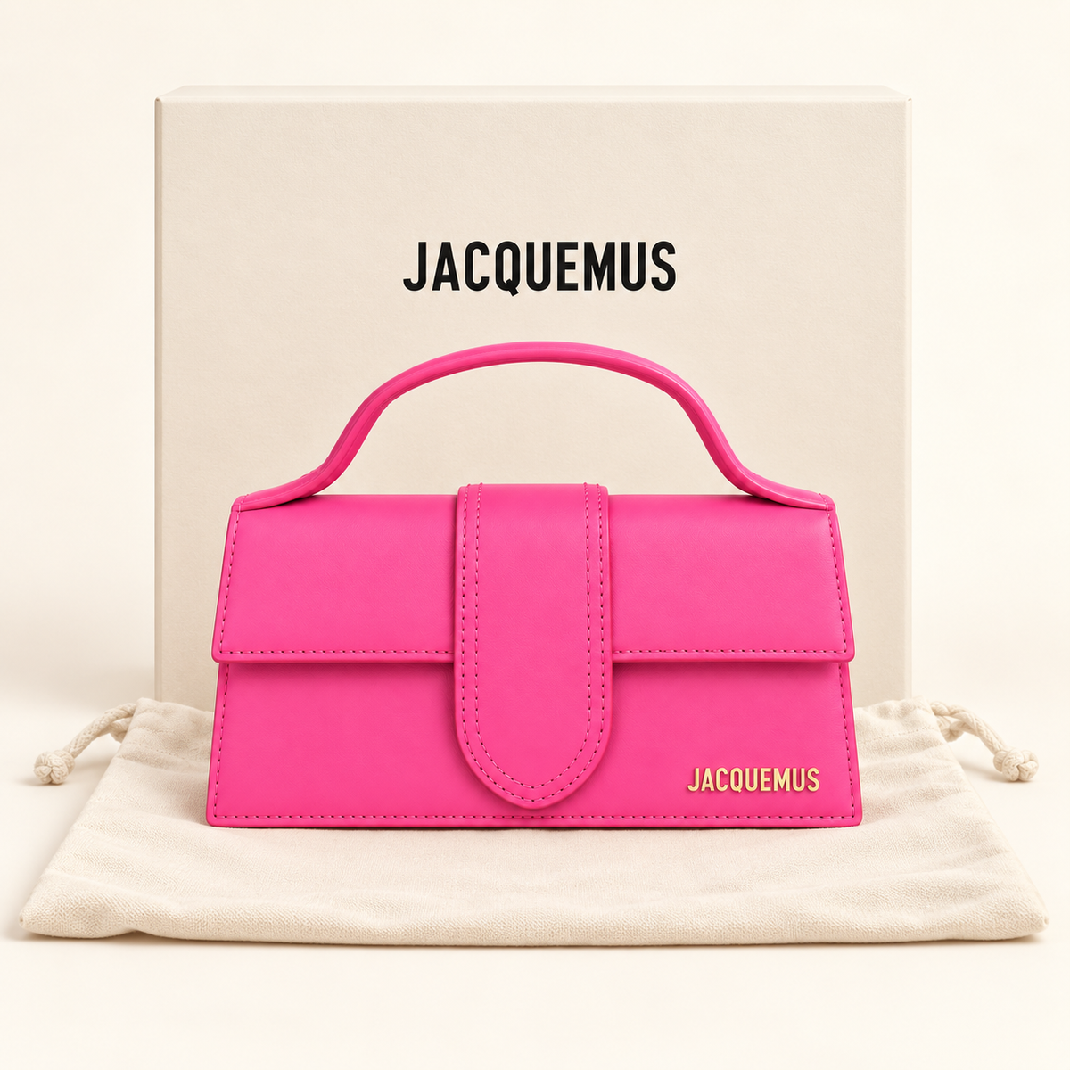 Mini sac poignée longue avec boîte et housse