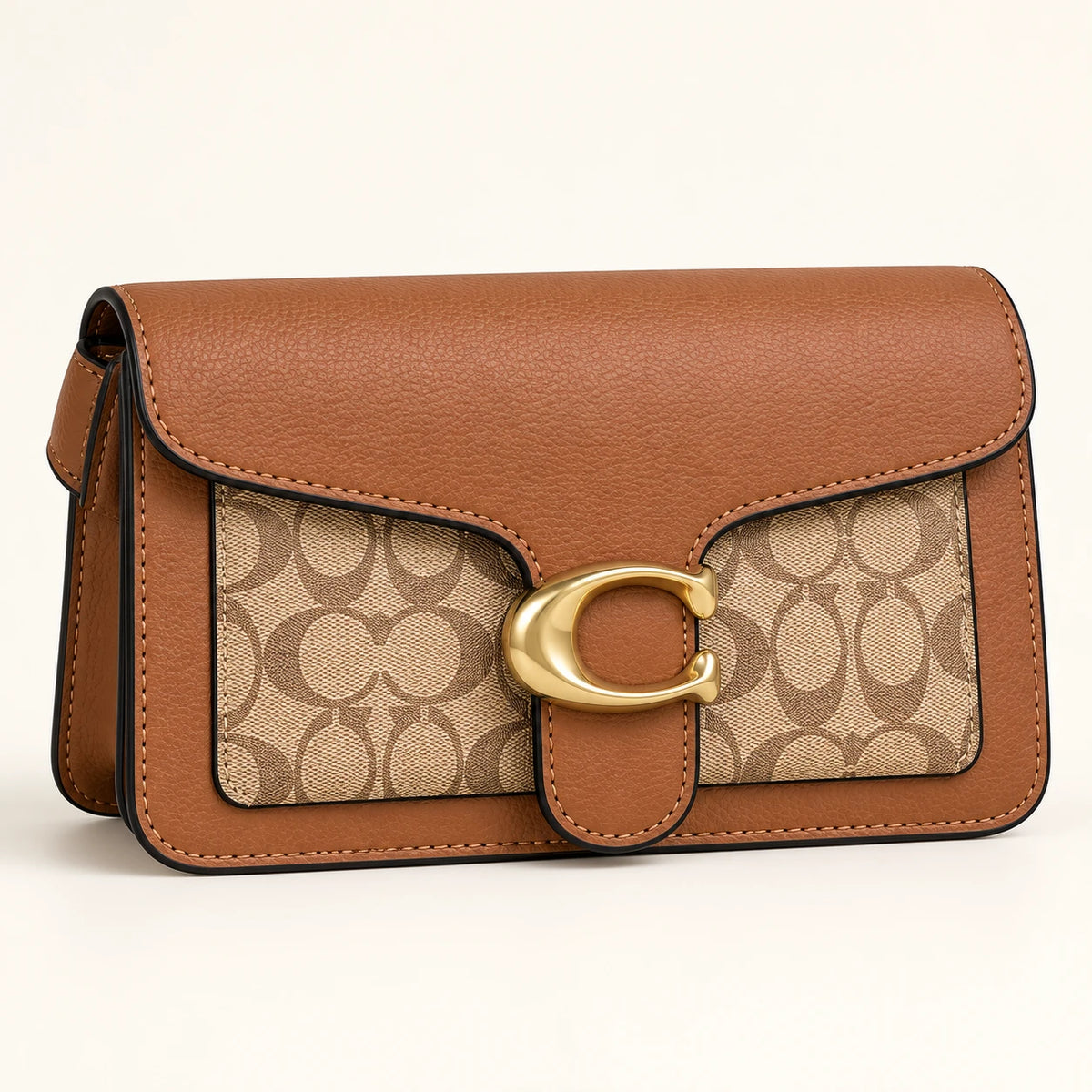 Coach — Sac rabat à patte — Caramel