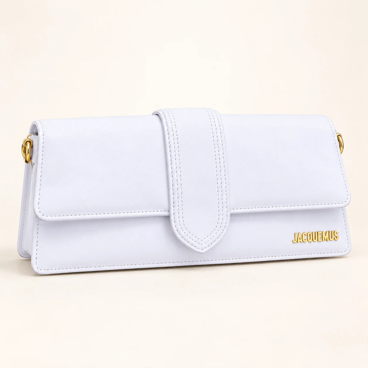 Jacquemus — Sac rabat allongé — Blanc