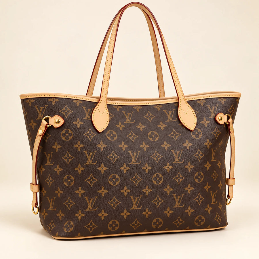 Louis Vuitton — Cabas monogramme à liens — Marron