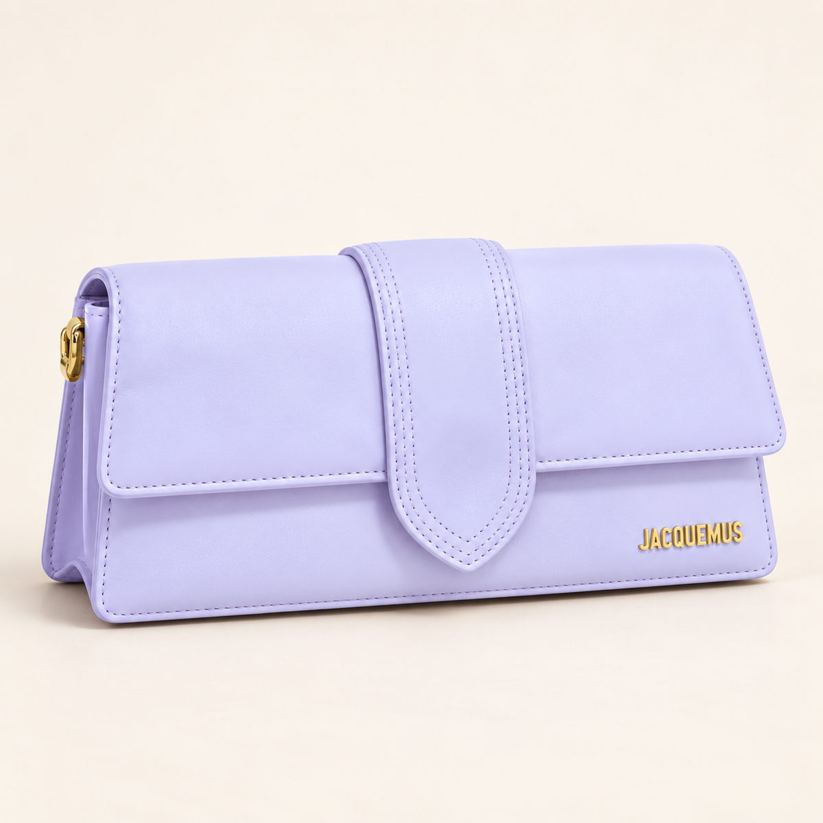 Sac rabat allongé — Lilas — image studio générée