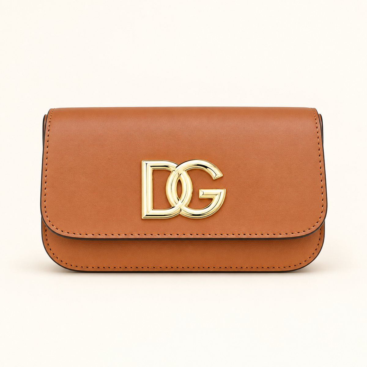 Sac rabat DG — Caramel — image studio générée