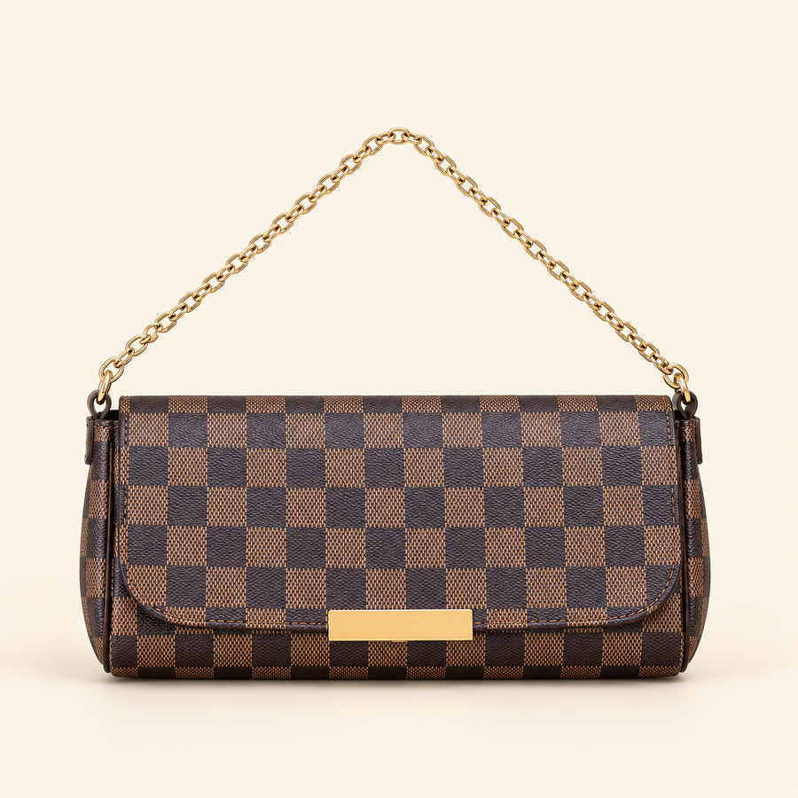 Pochette damier — Damier — image studio générée